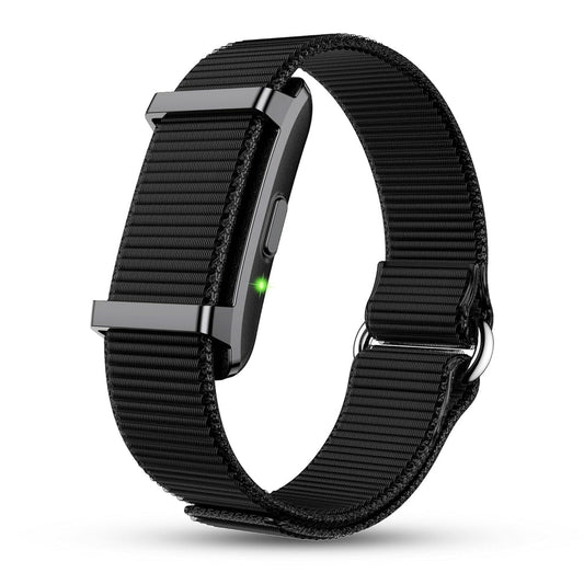 Premium Metal Fitness Band | 45 Days Battery Life, Heart Rate, SpO2, HRV & Body Temp Monitor, Sleep Tracker, AI Health Analysis, Smart Notifications (Cosmic Black)