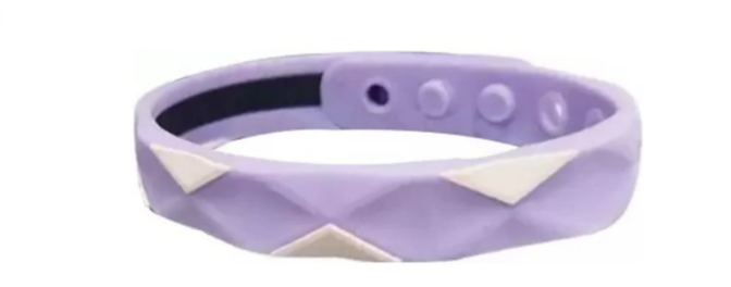 Bracelet (PURPLE) Negative Ion Bracelets Infrared Wristband, For Man And Woman Bracelets (Pack of 1)