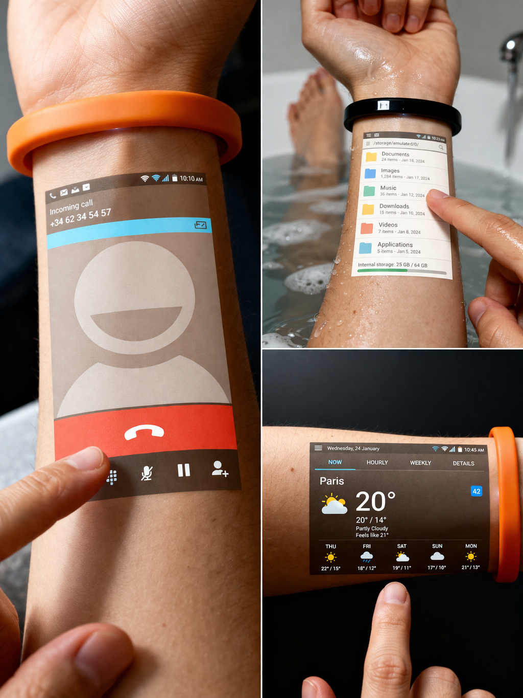 cicret bracelet wearable